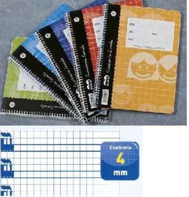 CUADERNO LAMELA A5 4MM