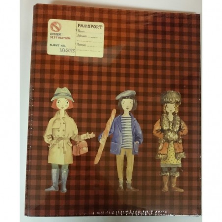 CARPETA 4 ANILLAS NICY  CUADROS