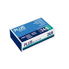 CAJA DE GRAPAS PLUS OFFICE 24/6