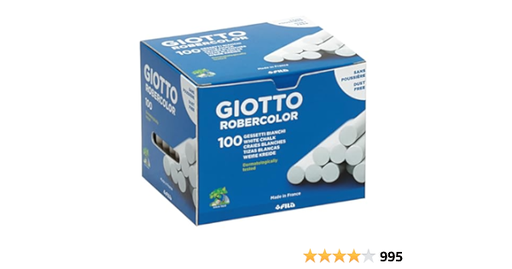 CAJA DE 100 TIZAS GIOTTO