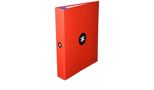 CARPETA ANILLAS ANTARTIK A4 ROJA