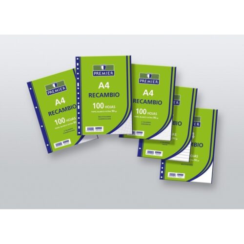 RECAMBIO LISO PREMIER A4 90GR