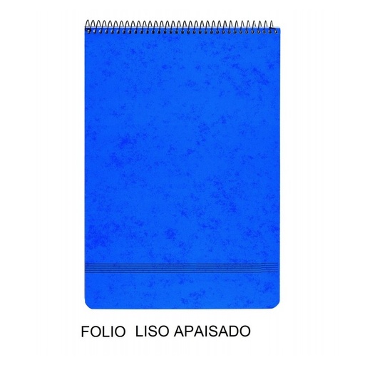 BLOC FOLIO LISO ESPIRAL APAISADO